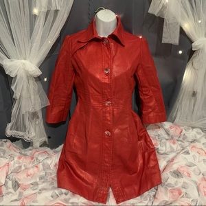 Ash and Diamond Red Coat